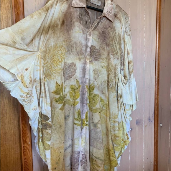 Myrah Penaloza Dresses & Skirts - Custom Eco-Dyed Myrah Penaloza Origami Gown OOAK Hand-Dyed by Marina Cyano — OS